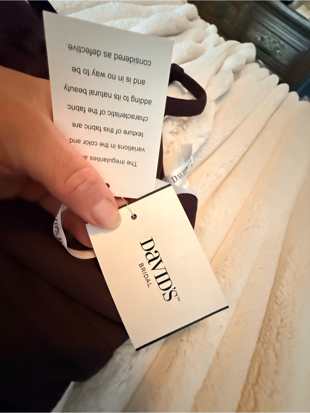 David's Bridal Brown Halter Neck Mini Dress - Picture 7 of 11